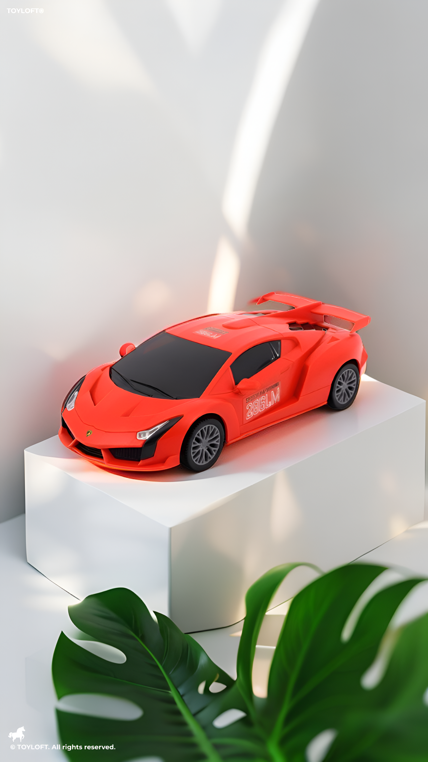 Speedy Lambo Red Remote Control Car - 1:24 Scale RC Sports Car for Kids, 27MHz Full Function Electric Toy Racing Car, Birthday Gift for Boys and Girls Ages 4+ LMI15720