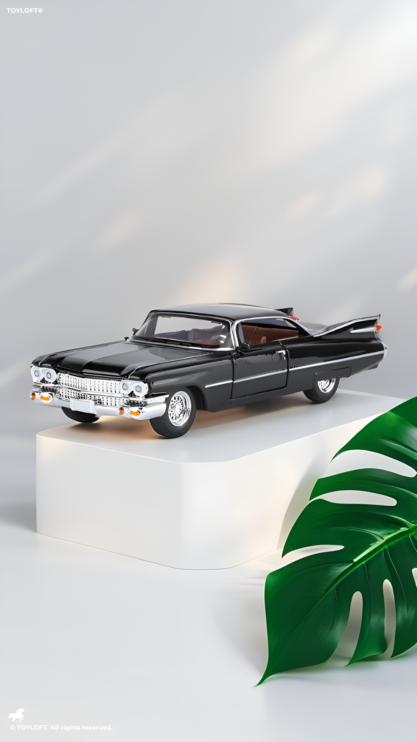 1959 Cadillac Series 62 Diecast Model Car 1:24 Scale – Classic Vintage American Luxury Collectible - Free Car Inside - TV6123.