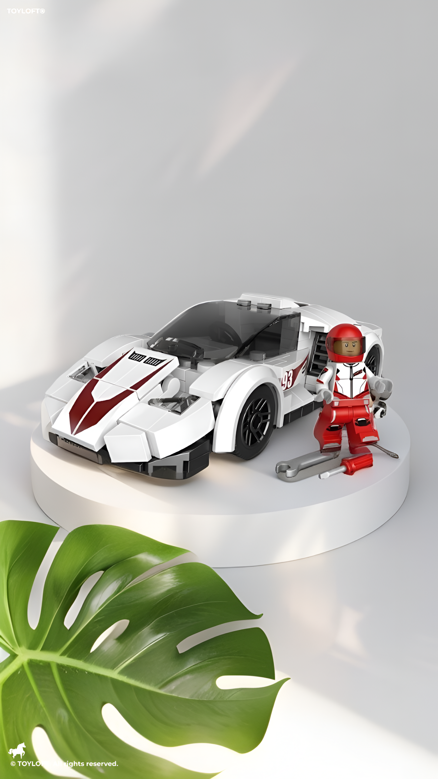 Multificence 31032 Flowing Roadster Building Set – 209-Piece White Supercar Toy with Driver Minifigure | STEM Educational Construction Kit for Kids Ages 6+ MD2743