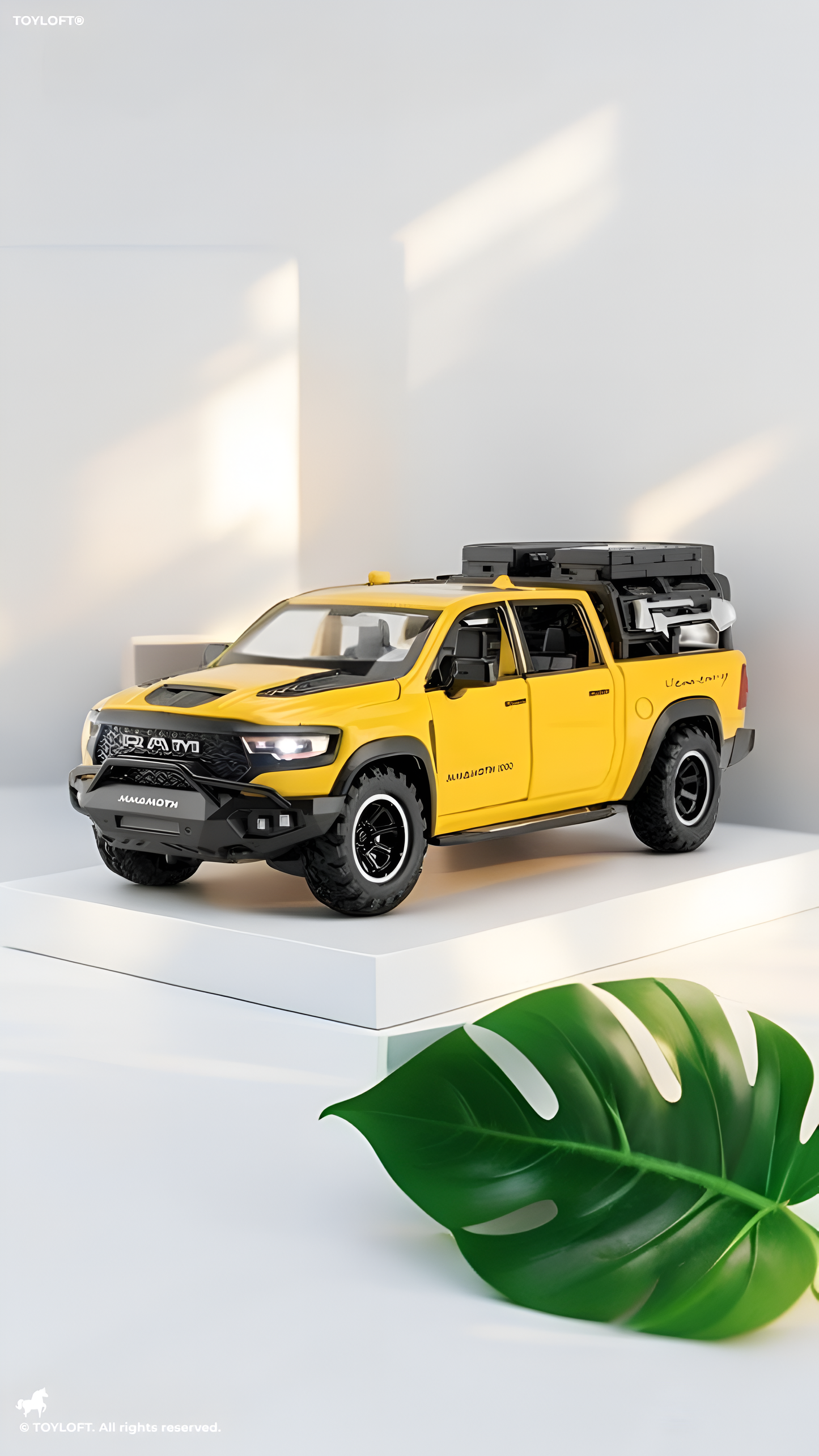 Ram Mammoth Diecast Car for Kids – Heavy-Duty Off-Road Metal Toy Vehicle Scale 1:32 TZ-OS1561.