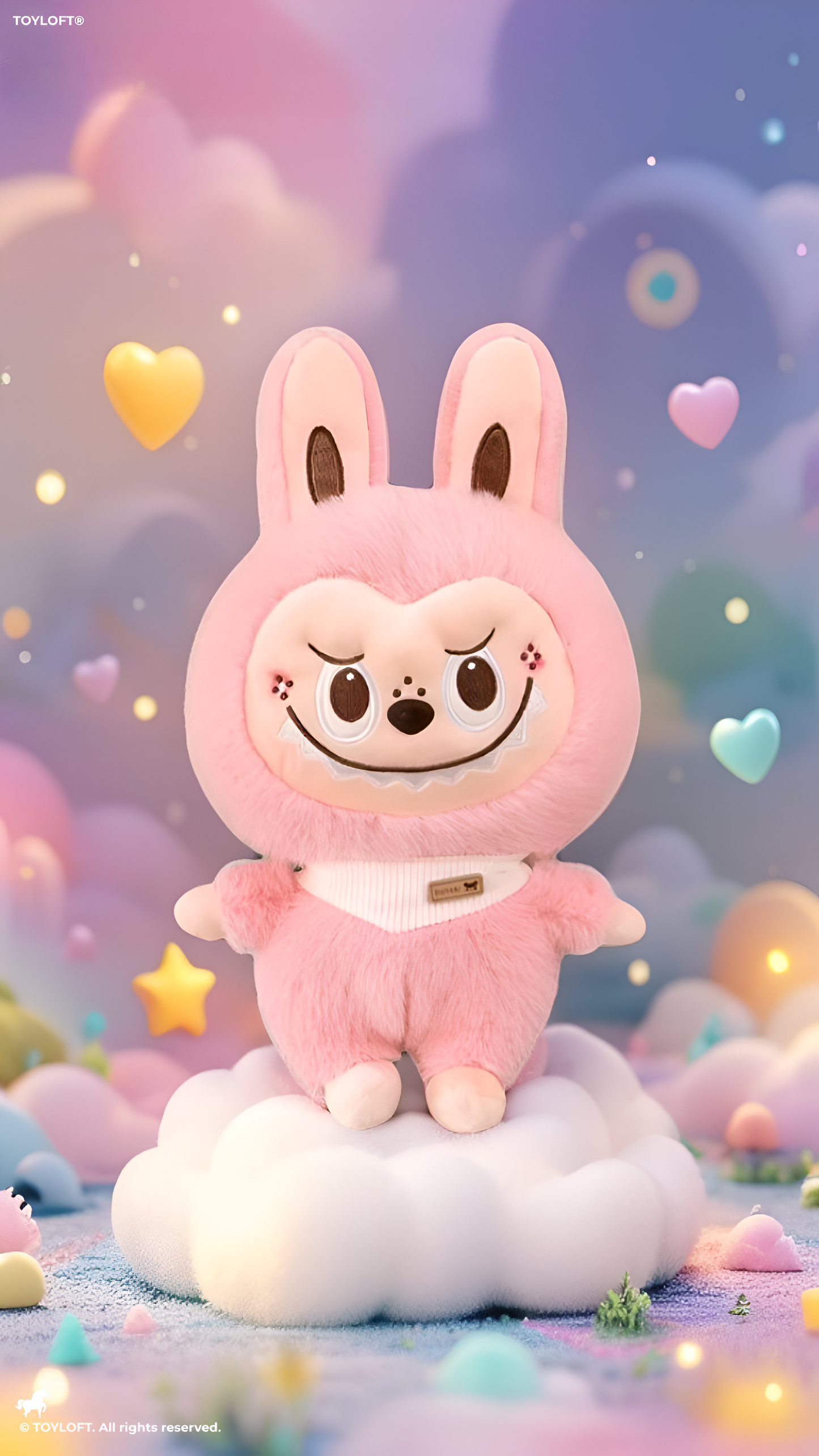 Pink - Labubu Plush Toy – 8 Inch | Cute & Ultra-Soft Plush Toy LMI15559.