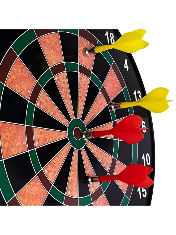 Safe Magnetic Dart Board Game Set with 6 Darts (8cm) for Kids & Adults LMI16816