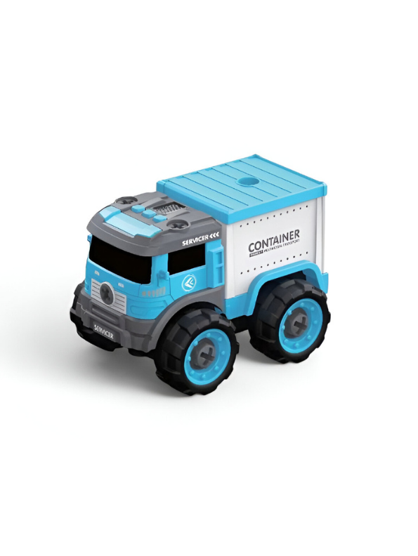 Sanitation Garbage Truck Toy – Transformable Educational Creative Toy with Screwdriver NX15604.