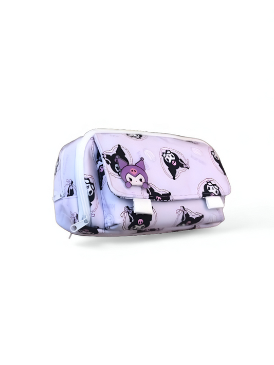 Sanrio Inspired Pencil Pouch | Cute Kuromi, My Melody & Pompompurin Style Pen Bags | Kawaii Stationery Organizer Gift  NOVHBC-188960.
