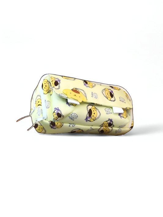 Yellow - Sanrio Inspired Pencil Pouch | Cute Kuromi, My Melody & Pompompurin Style Pen Bags | Kawaii Stationery Organizer Gift  NOVHBC-188960.