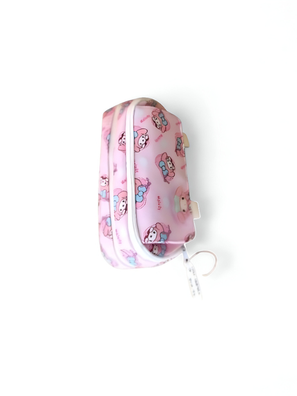 Pink - Sanrio Inspired Pencil Pouch | Cute Kuromi, My Melody & Pompompurin Style Pen Bags | Kawaii Stationery Organizer Gift  NOVHBC-188960.