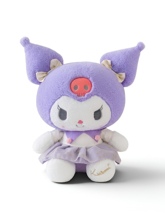 Sanrio Kuromi 10" Plush Doll – Soft Kawaii Stuffed Toy ST15439