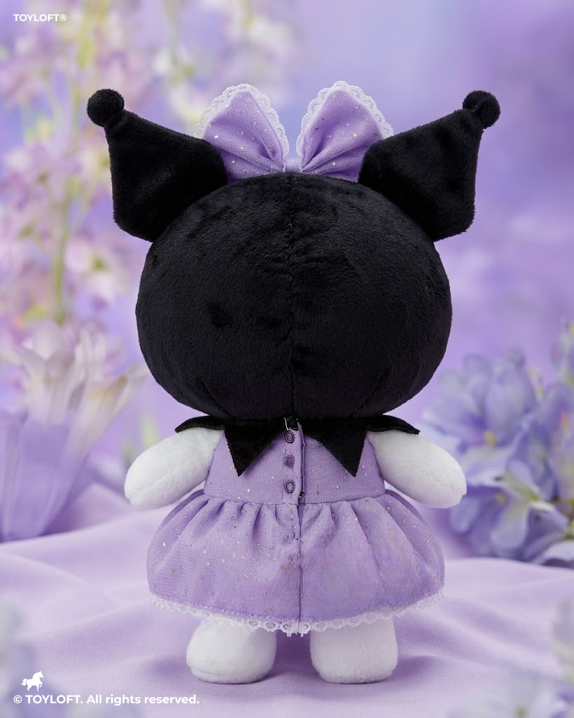 Sanrio Kuromi Plush Toy - 10-Inch Soft Stuffed Character Doll for Kids and Collectors ST15441
