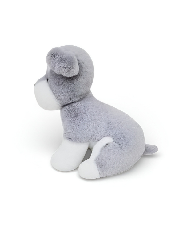 Schnauzer Plush Toy 25cm – Soft Grey & White Dog Plushie ST16297.