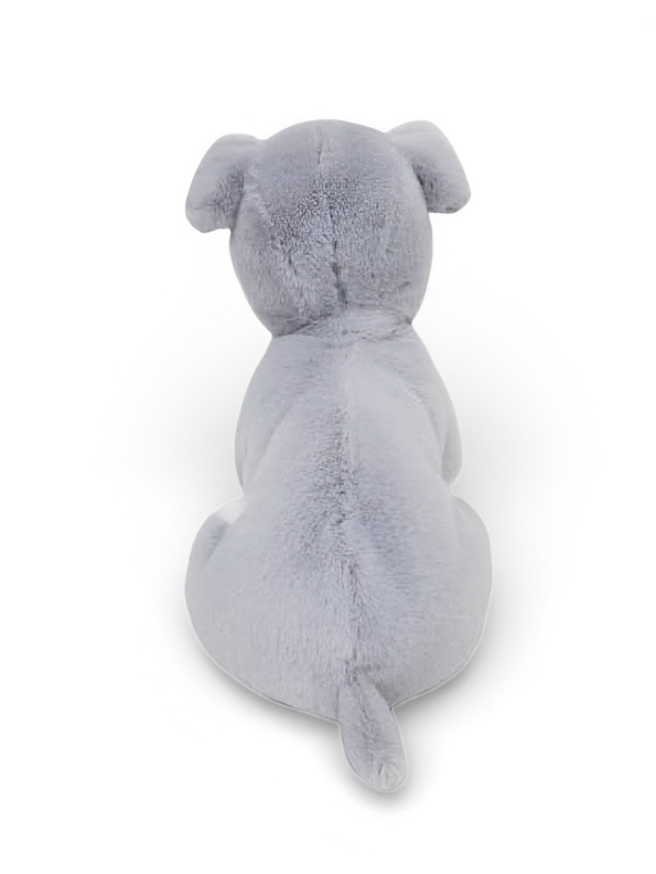 Schnauzer Plush Toy 25cm – Soft Grey & White Dog Plushie ST16297.