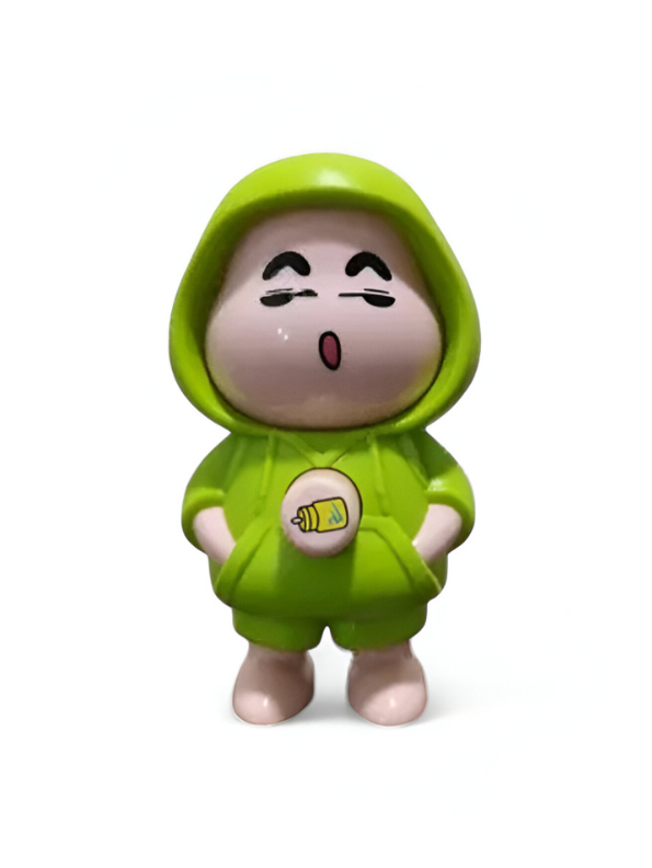 Shinchan Keychain - Face-Changing Figure with Hooded Design for Bags, Backpacks & Keys NOVHBC-188132.