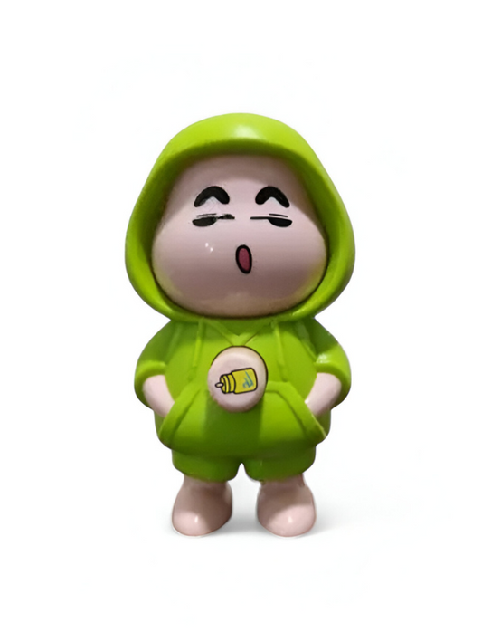 Shinchan Keychain - Face-Changing Figure with Hooded Design for Bags, Backpacks & Keys NOVHBC-188132.