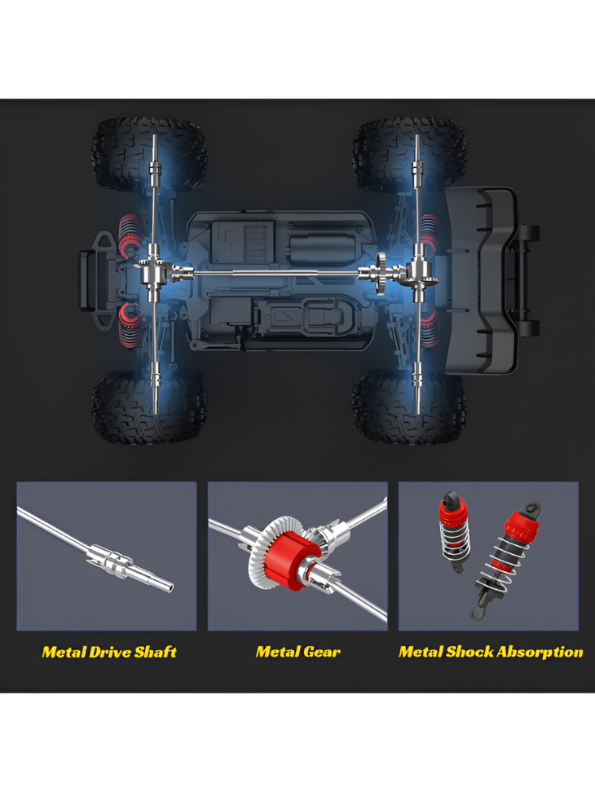 Shockwave 1:16 Scale RC Monster Truck TV7119.
