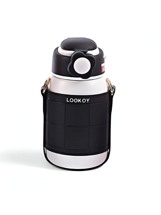 Black - Sipzo – 480ml Sipper Bottle for Kids | BPA-Free, Leak-Proof, School-Friendly Design NOV3965.