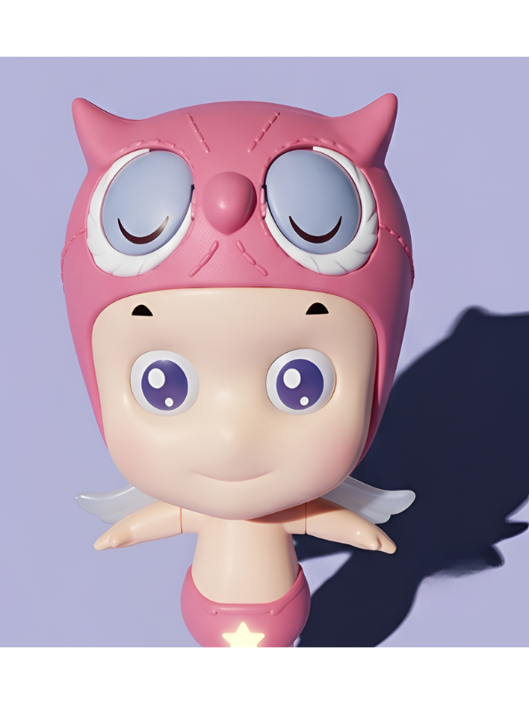 Sleeping Baby Electronic Toy | Pink Owl Infusion Night Light & Walking Doll TV7170.