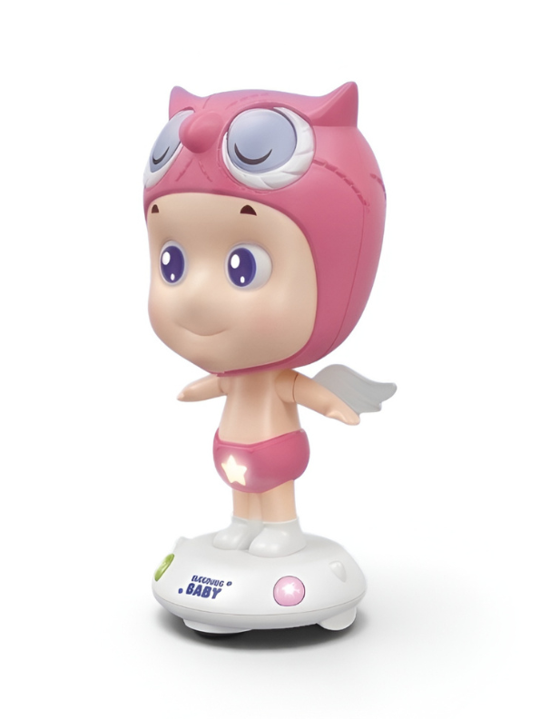 Sleeping Baby Electronic Toy | Pink Owl Infusion Night Light & Walking Doll TV7170.