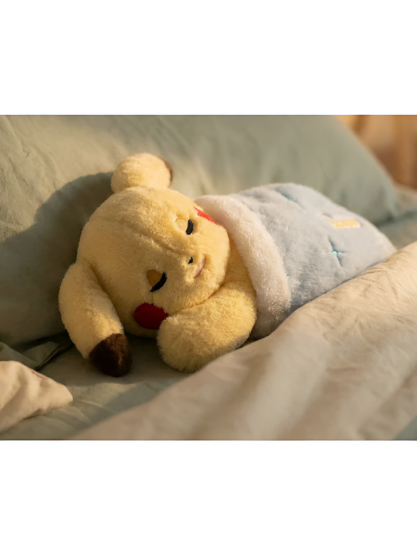 Sleeping Pikachu Plush with Sleeping Bag – 30cm Soft Stuffed Animal Toy ST15296.