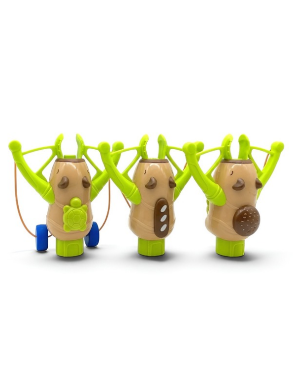 Slingshot Toy Pack of 3 with Ammo Balls – Active Play Target Game LMI16935