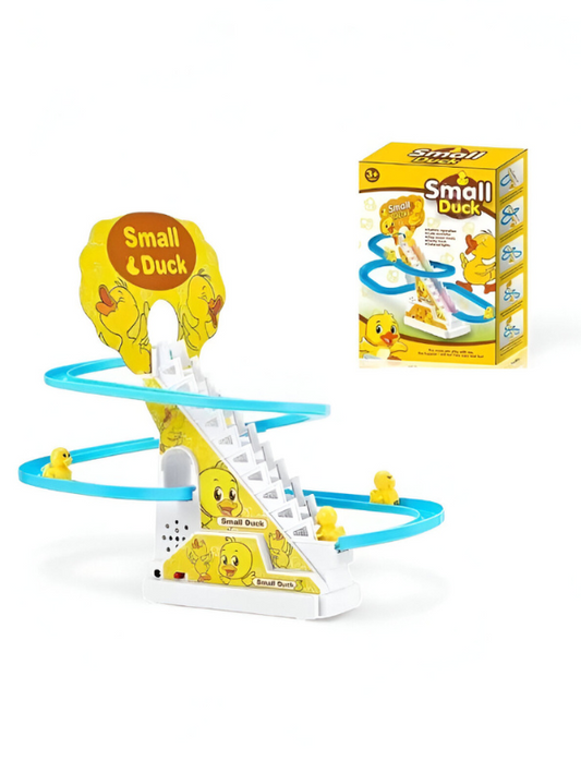 Small Duck Racing Track Toy for Kids | Duck Slide with Music & LED Lights | Fun Interactive Gift for Toddlers LMI15329.