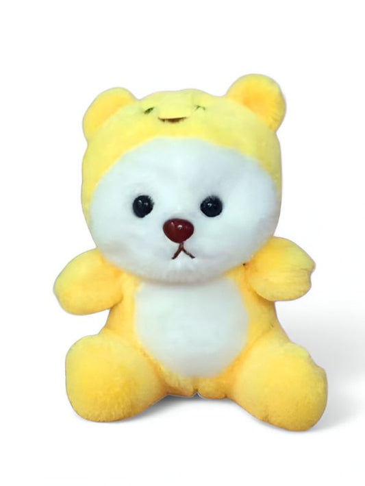 Snuggly Yellow Hoodie Teddy Bear - Soft and Cozy for Babies & Kids - MS14518.