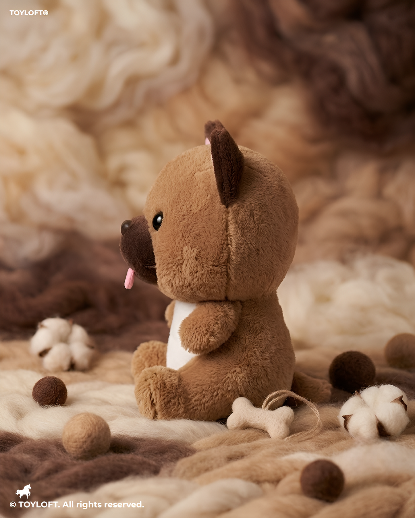Soft Brown Puppy Plush Toy 9-Inch ST14166.