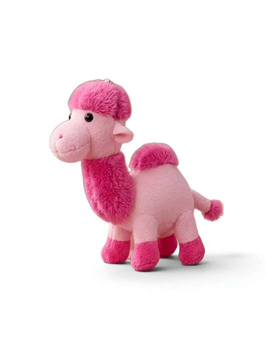Soft Camel Stuffed Plush Toy – Realistic Desert Animal Toy Pink ST14018.