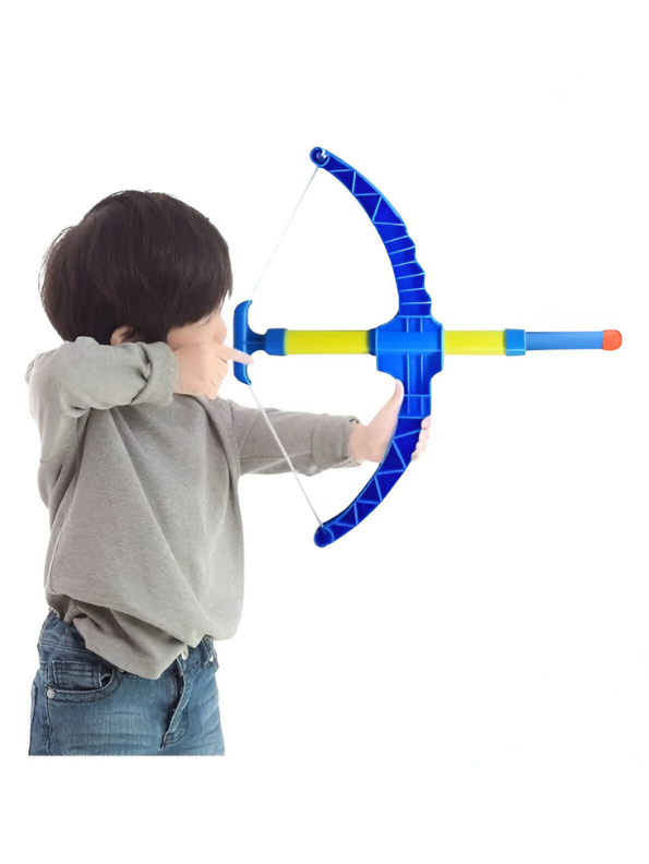Soft Foam Arrow Archery Toy Set - Beginner Bow and Arrow Target Game with Quiver & Suction Darts for Children LMI12768.