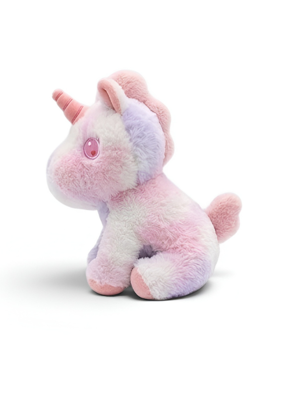 Soft Lavender & Pink Unicorn Stuffed Toy.