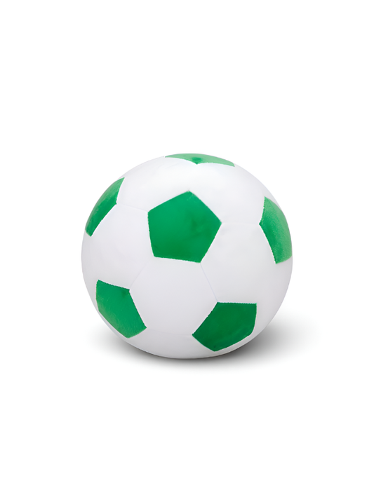 Soft Plush Soccer Green / White Ball – 7-Inch Stuffed Football Toy for Kids ST14657
