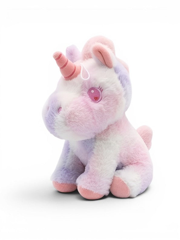 Soft Lavender & Pink Unicorn Stuffed Toy.