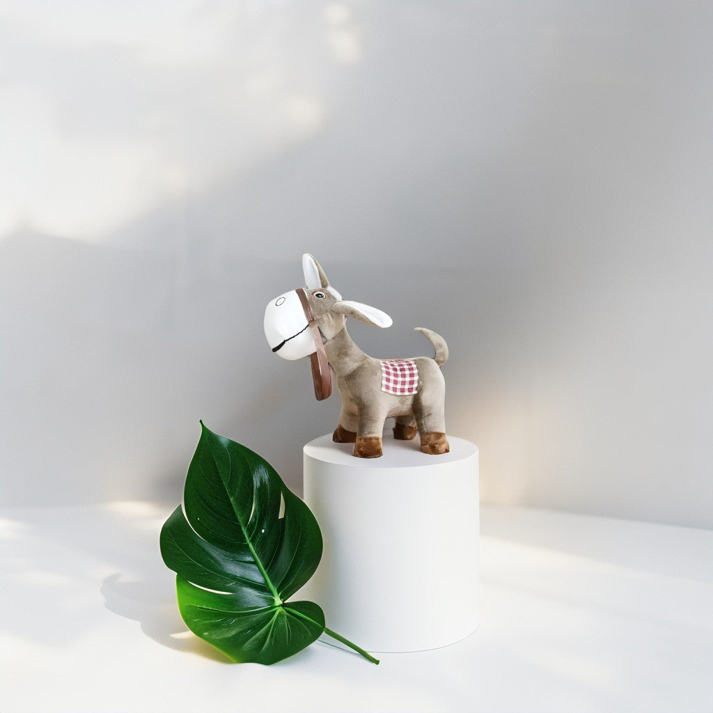 Cute Donkey Plush – 8-Inch Soft Stuffed Animal for Kids & Toddlers LMI11088.