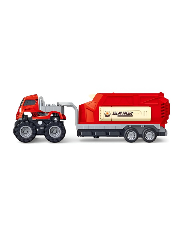Solar Energy Toy Semi-Truck with Detachable Trailer NX12542.