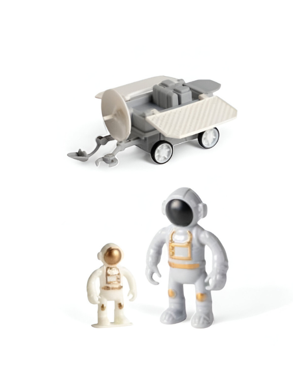 Space Explorer Toy Set – Rocket Ship, Astronaut Figures & Rover Playset for Kids | Rocket & Shuttle Adventure Kit LMI15561.