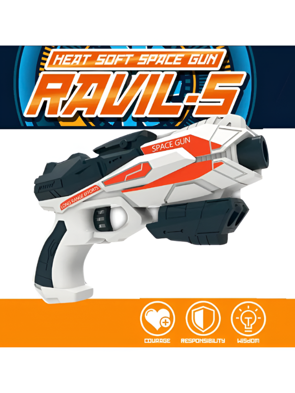 Space Gun Foam Blaster – Futuristic Sci-Fi Toy Pistol Soft Bullets & Long-Range Action LMI16685.