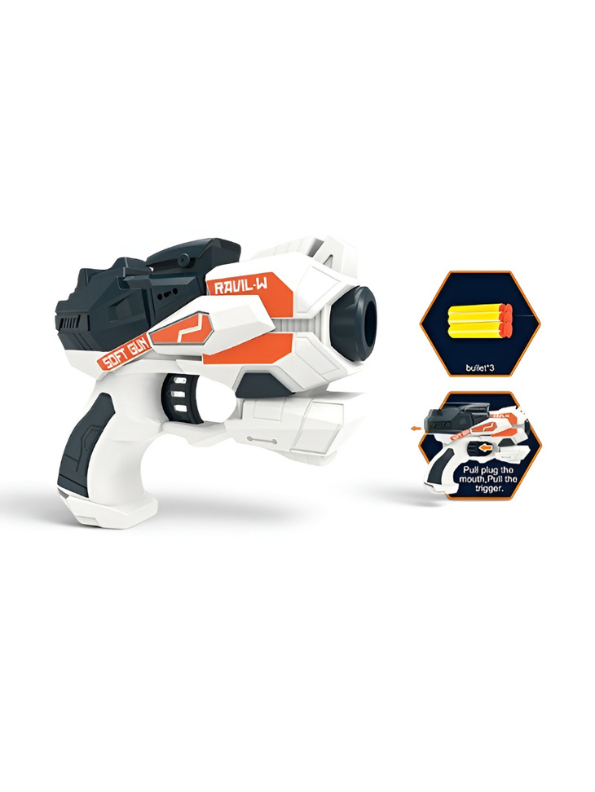 Space Gun Foam Blaster – Futuristic Sci-Fi Toy Pistol Soft Bullets & Long-Range Action LMI16685.