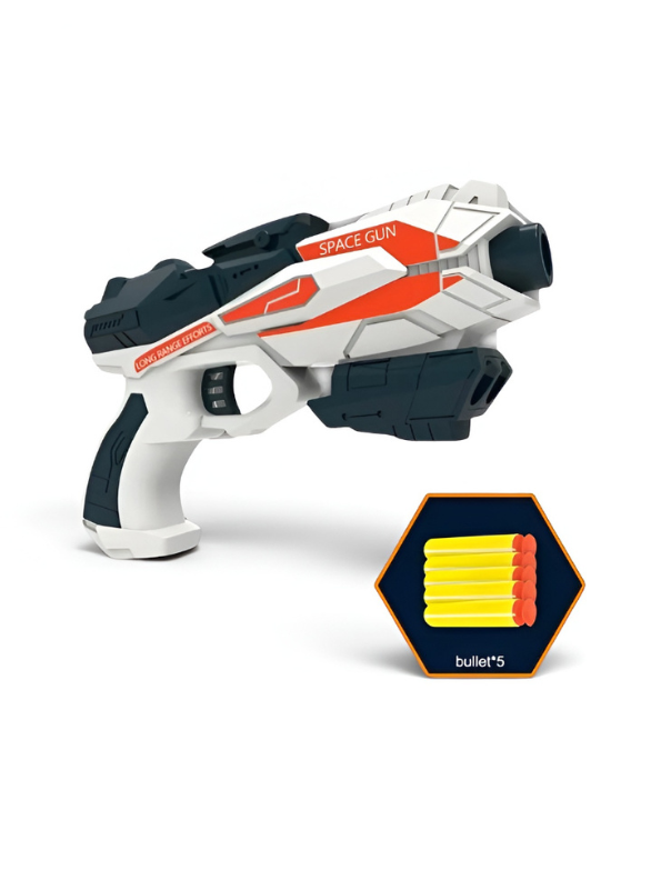Space Gun Foam Blaster – Futuristic Sci-Fi Toy Pistol Soft Bullets & Long-Range Action LMI16685.