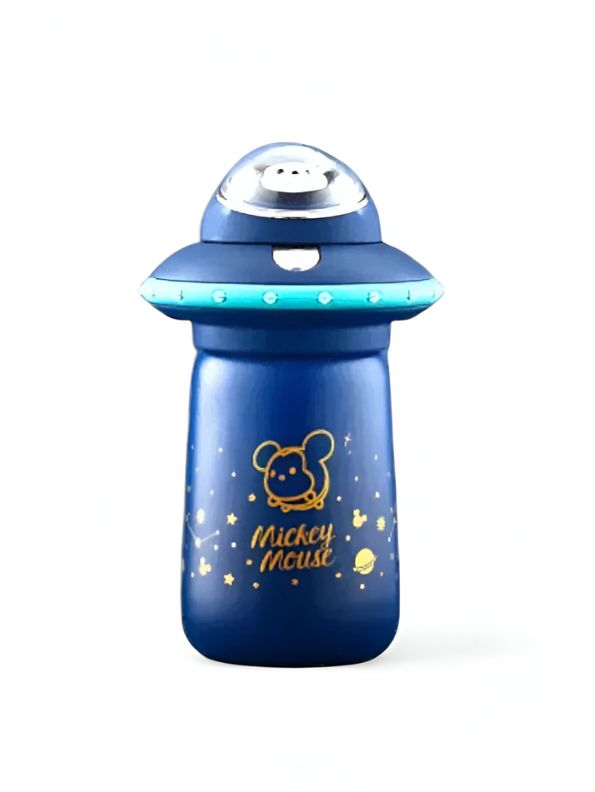 Space Ship Shaped Vacuum Insulated Water Bottle for Kids – 300ml Leakproof & BPA-Free NOV3535.