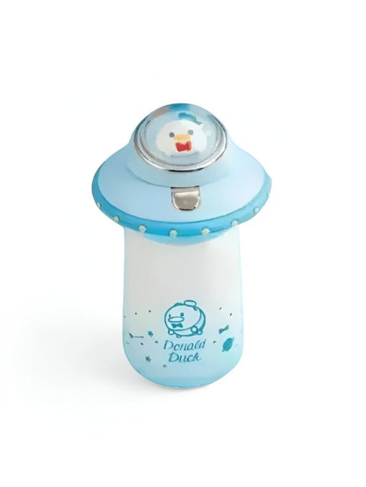 Blue - Space Ship Shaped Vacuum Insulated Water Bottle for Kids – 300ml Leakproof & BPA-Free NOV3535.