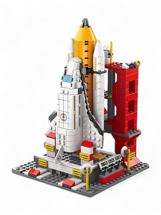 Space Shuttle Building Block Set Toy for Kids - Creative STEM Play (MD-N-24)