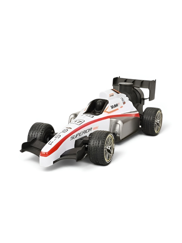 Speed Formula Car 1:14 Simulation R/C Race Car – Red High-Speed Remote Control Toy with Colorful Lights, Mist Spray, and Rechargeable Battery LMI12032