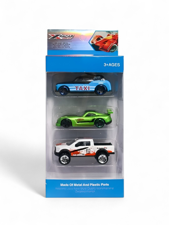 Speed Pack – 3-Pack Die-Cast Cars for Kids, Racing Gift Set LMIZY-75703.