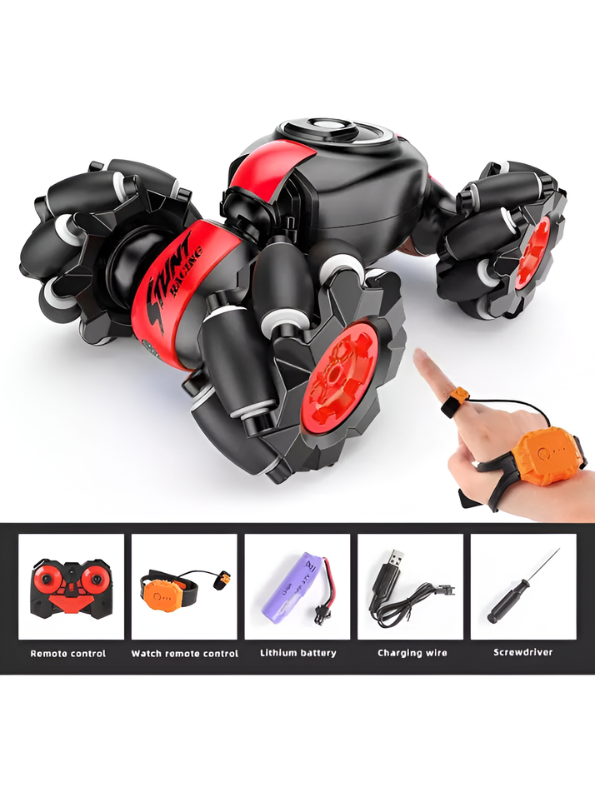 Speed Pioneer Gesture-Controlled 4WD RC Stunt Car– 360° Drift & All-Terrain Torsion Vehicle LMI8767