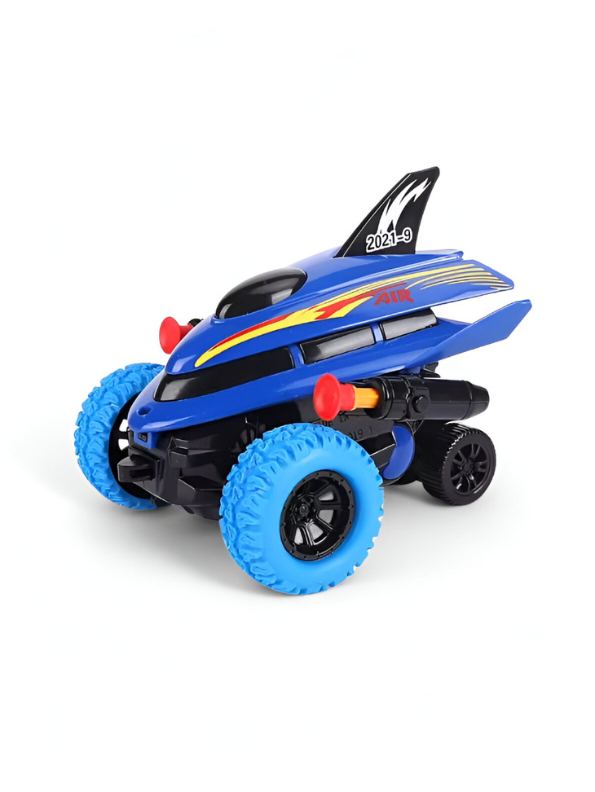 Speed Racer Pull Back Car – Fast Mini Racer Vehicle with Big Wheels Blue LMI13763.