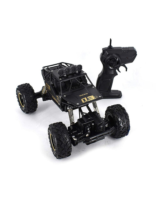 Speed Rock Crawler Four Wheeler Remote Control Car - Black (FY-80) - Toyloft