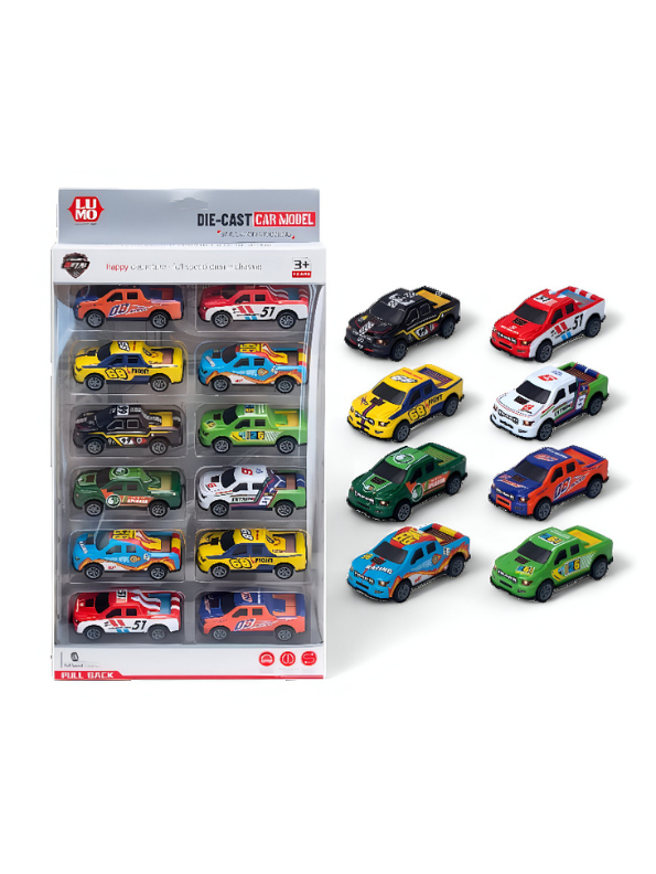 SpeedSet – 8-Car Gift Pack for Kids, Die-Cast Collectible Cars for Boys & Girls LMI15190.