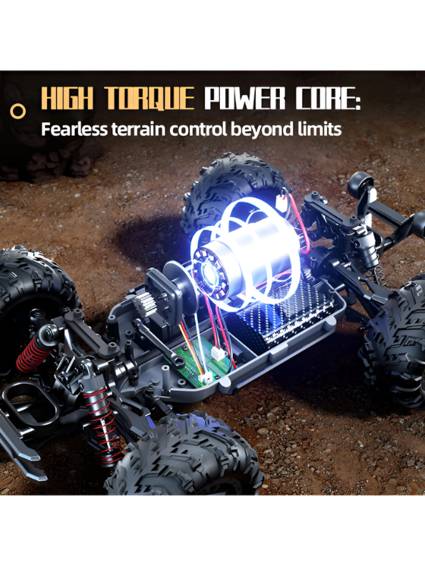 Speed X Hero Remote Control Car – 4WD Electric Off-Road RC Monster Truck MD543