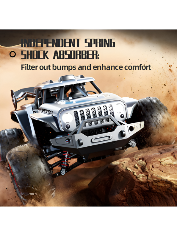 Speed X Hero Remote Control Car – 4WD Electric Off-Road RC Monster Truck MD543