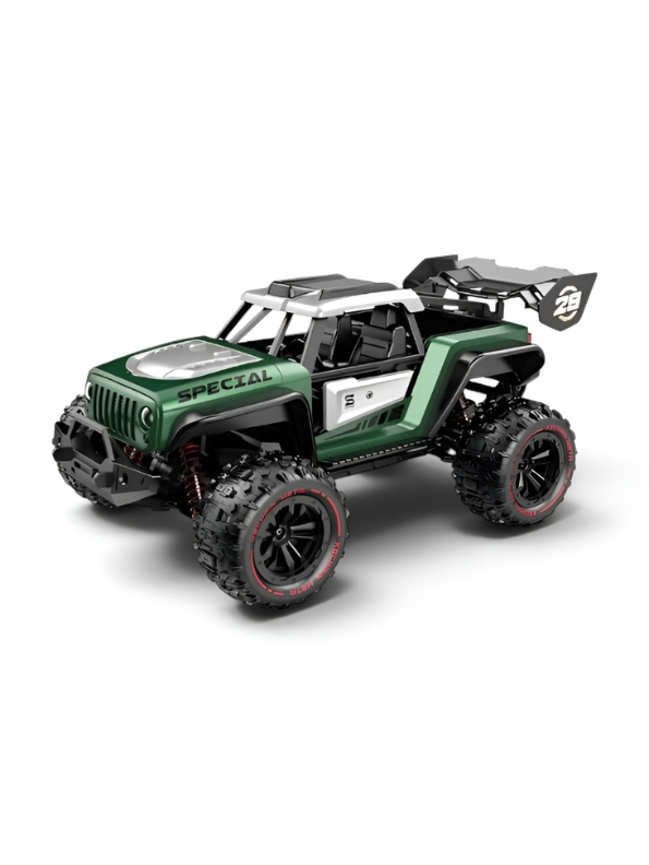 Speed X Hero Remote Control Car – Green 4WD Electric Off-Road RC Monster Truck MD543