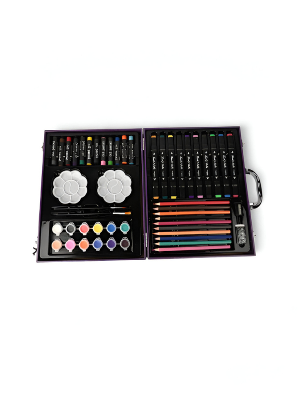 Spider-Man 50-Piece Art & Coloring Kit | Marvel Superhero Briefcase with Art Supplies | Back to School Gift for Boys NOVHBC-188308.