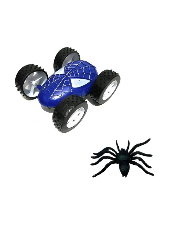 Spider Hero Friction Powered 360° Stunt Flip Cars – 3-Piece Off-Road Toy Set for Kids LMI7047